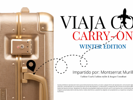 VIAJA CON UN CARRY- ON F/W (otoño - invierno)