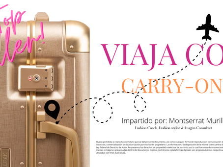 VIAJA CON UN CARRY-ON S/S (primavera - verano) PRE-GRABADA