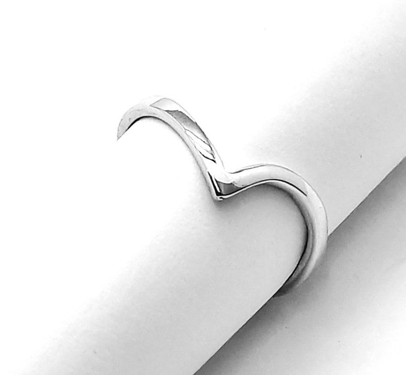 Thumbnail: 925 Sterling silver, Rhodium plating, Zen Japanese style, Statement ring