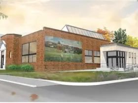 rendering of Cleveland Public Library - Jefferson Branch