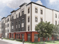 rendering of new building featuring Cleveland public library AsiaTown campus