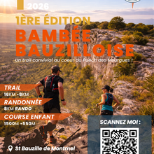 Affiche de La Bambée Bauzilloise