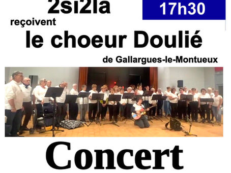 La Chorale des Garrigues reçoit le Chœur Doulié