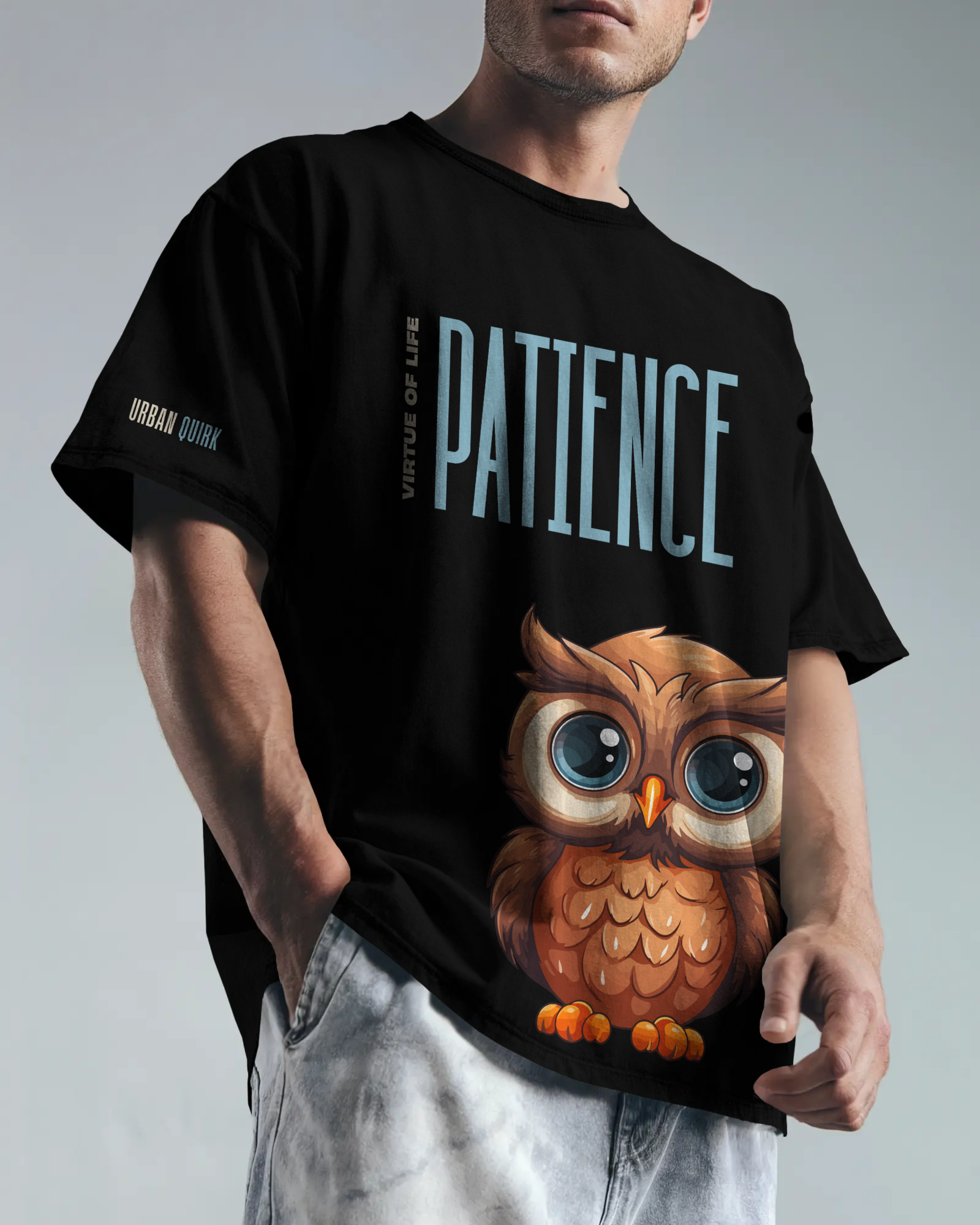 Patience Urban Quirk Classic Owl – Black Edition | Urban Quirk