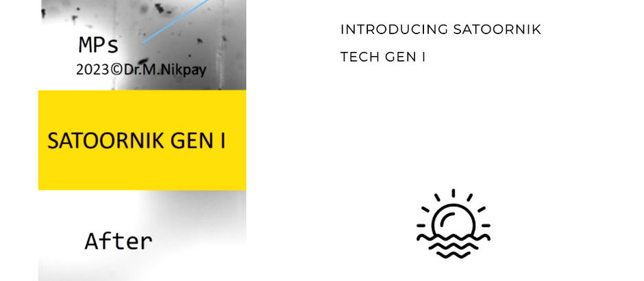 🌊 Introducing SATOORNIK Tech Gen I: The Cutting-edge of Microplastic Separation