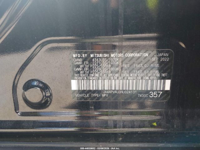 Miniatura: MITSUBISHI OUTLANDER SPORT 2022