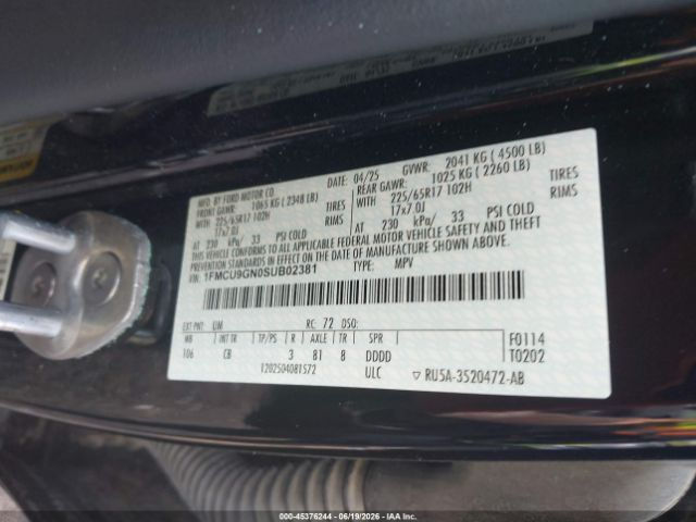 Miniatura: FORD ESCAPE ACTIVE 2025 - AWD