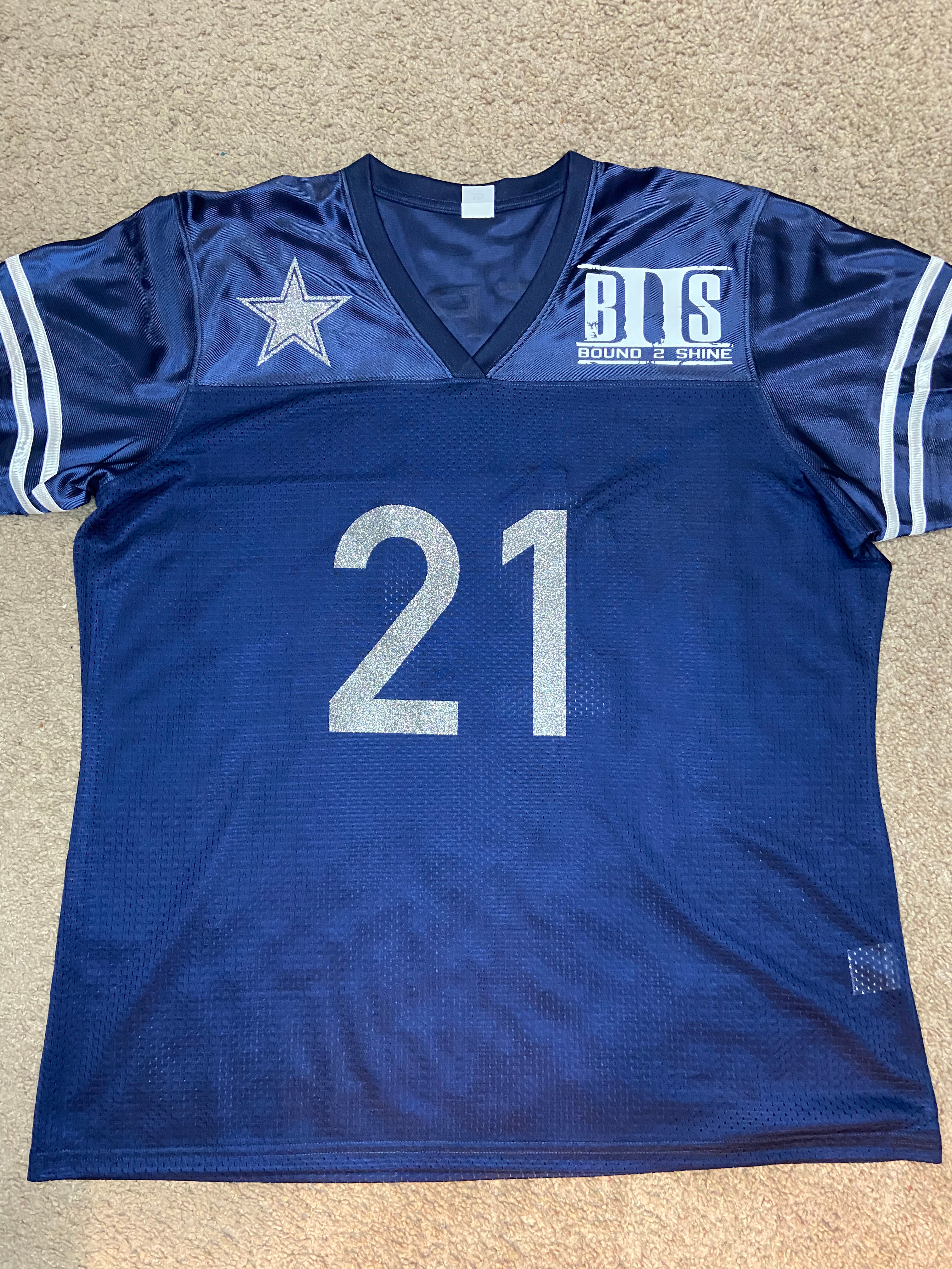 Glitter Football Jersey