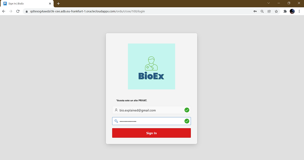 Pasul 3: Acceseaza contul cu noua ta parola