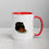 Thumbnail: Chat Noir with Spaghetti Mug with Color Inside