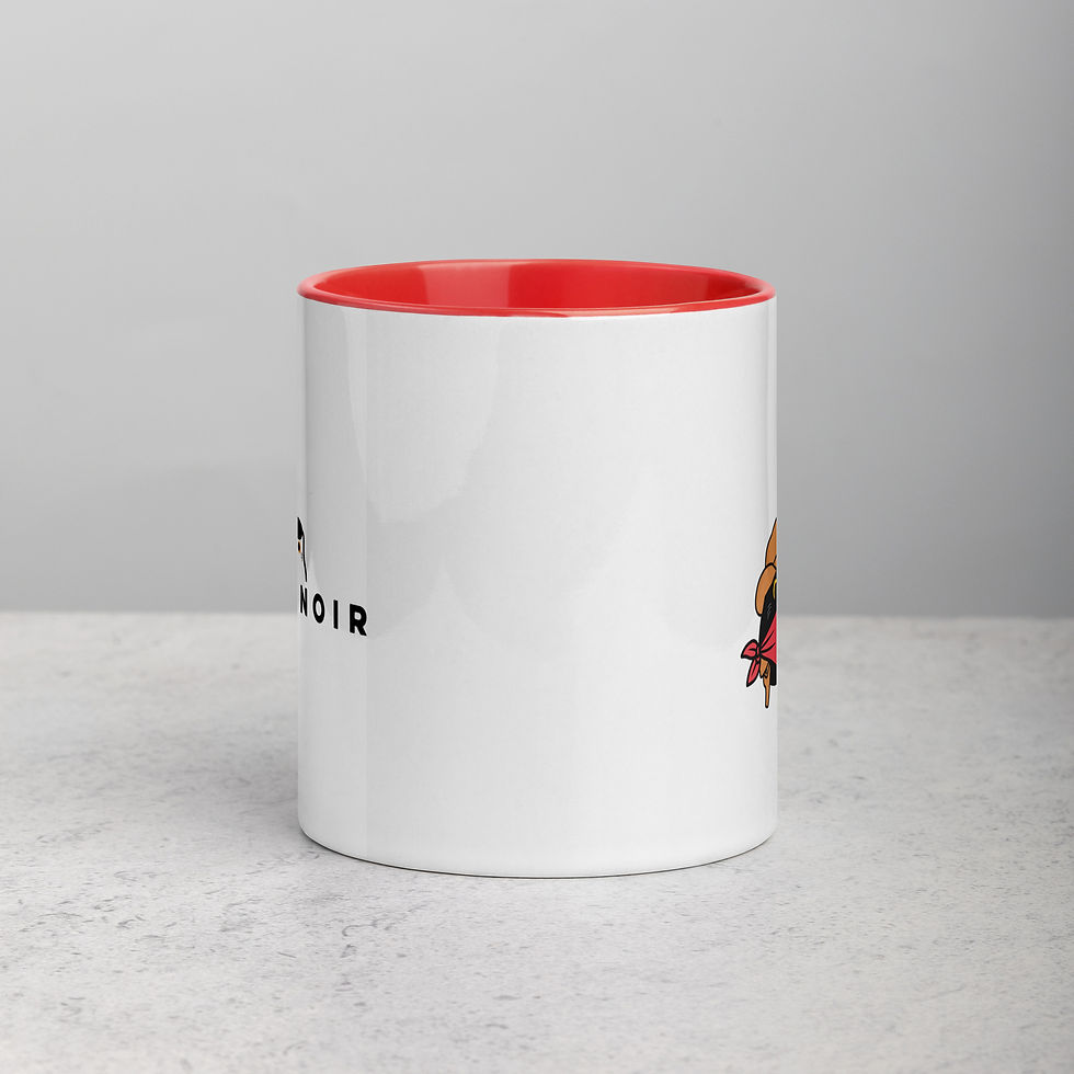 Thumbnail: Chat Noir is a Cowboy Mug with Colour Inside