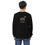 Thumbnail: Embroidered Front Back Print Chat Noir Cherry Blossom Unisex organic sweatshirt