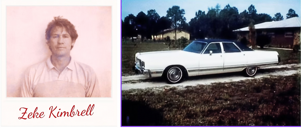 The 1973 Chrysler New Yorker Wilder bought to go on the run and blend in. His business partner Zeke thought he'd bought it for the business but Wilder had other ideas.