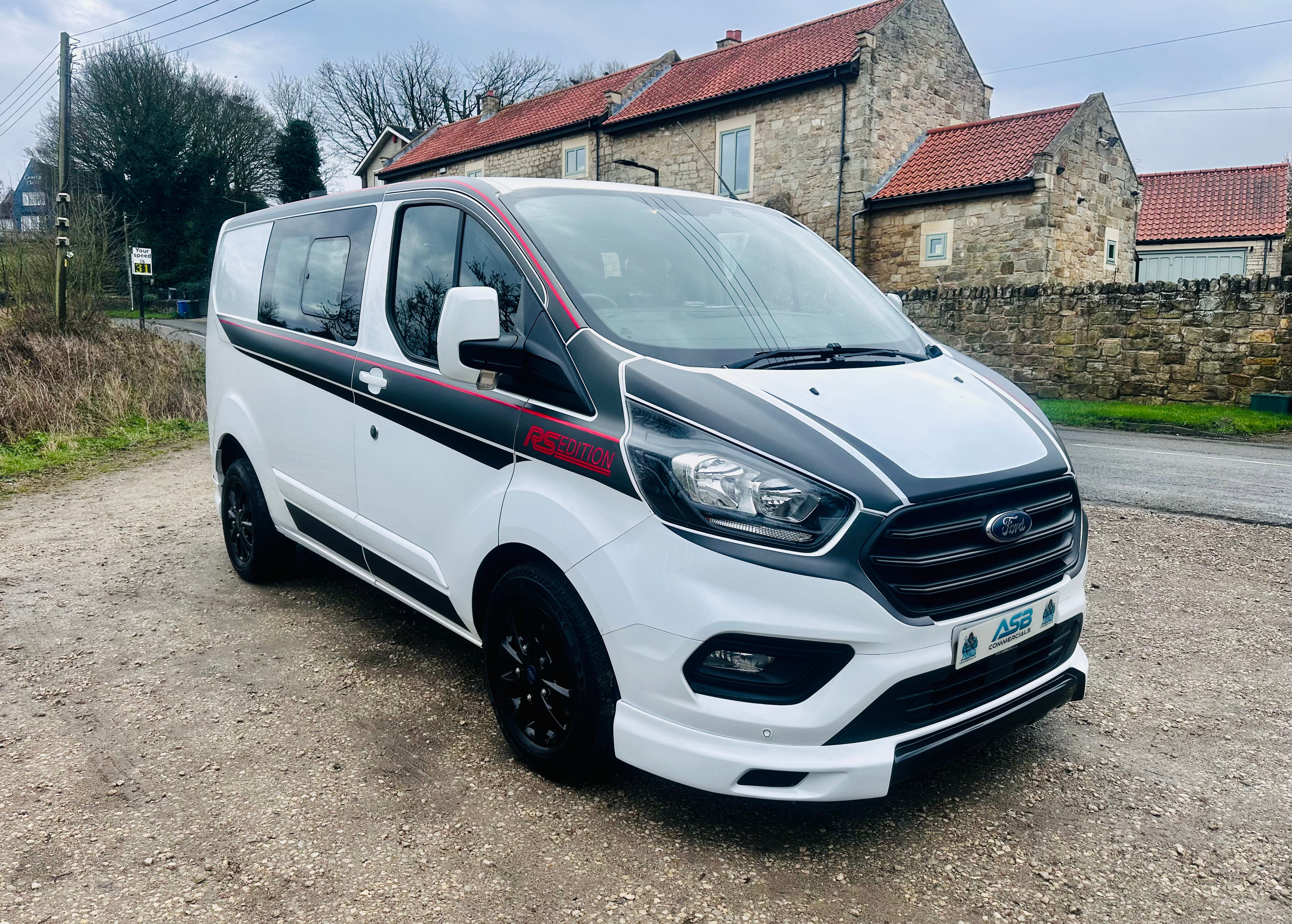 FORD TRANSIT CUSTOM FACTORY CREW VAN - 2018 