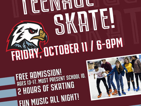 Introducing Friday night Teen Skate in Sherwood!