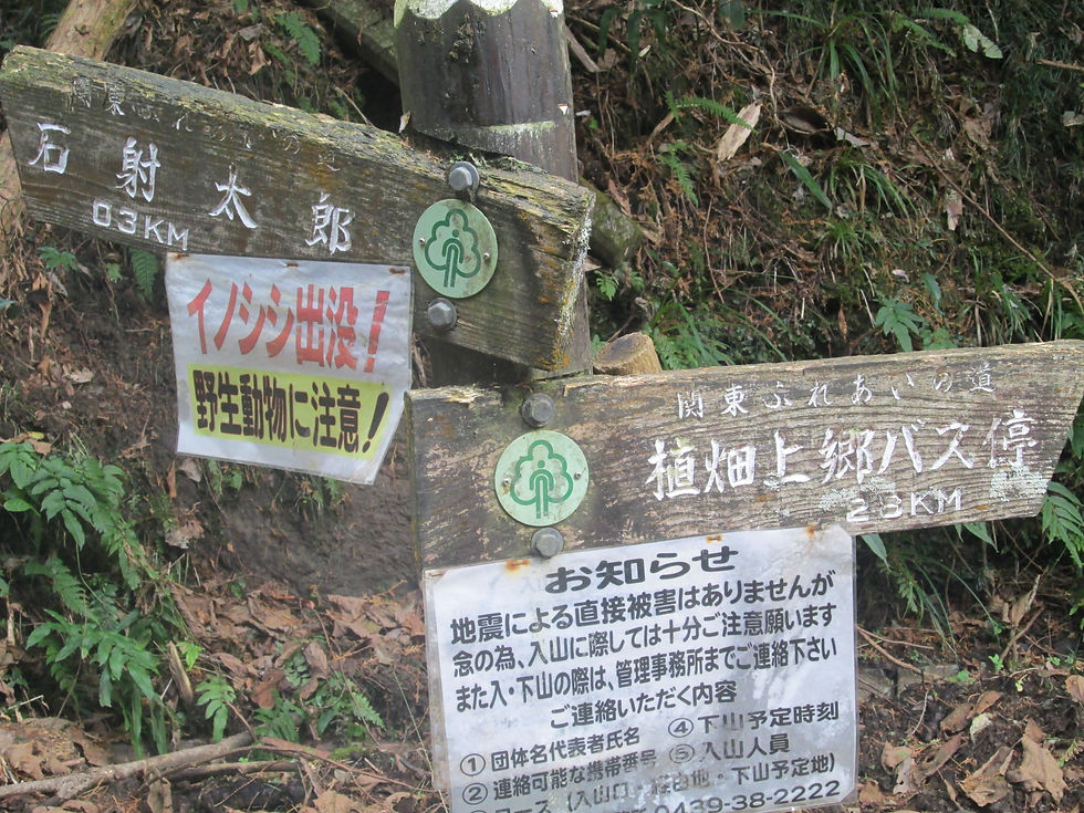 石射太郎登り口