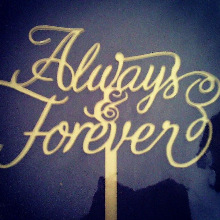 Thumbnail: Personalised Acrylic Cake Toppers