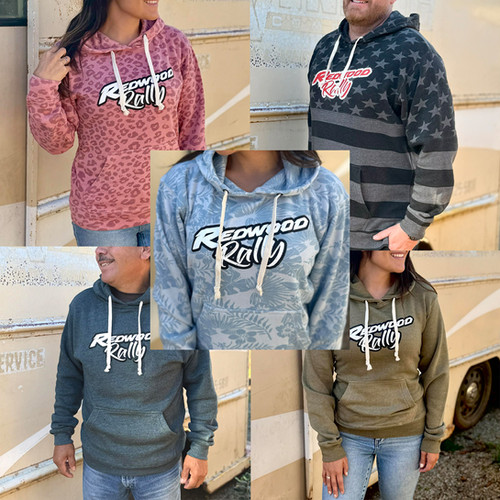 Rally Text Hoodie (Unisex) | Redwood Rally