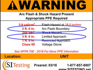Know Your Arc Flash Sticker: Arc Flash Boundary and Limited Approach