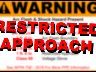 Know Your Arc Flash Sticker: Restricted Approach