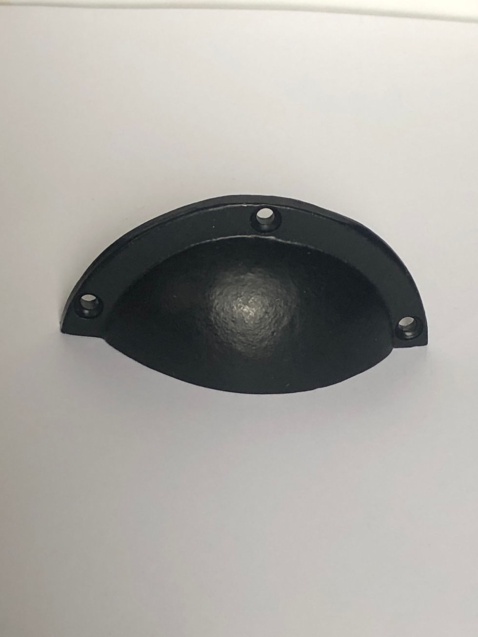 Black Cast Iron Round Cup Pull