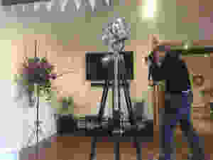 Floral photoshoot by David at Violet & Vine's Lincoln home