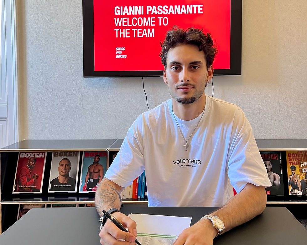Passanante wird Profiboxer