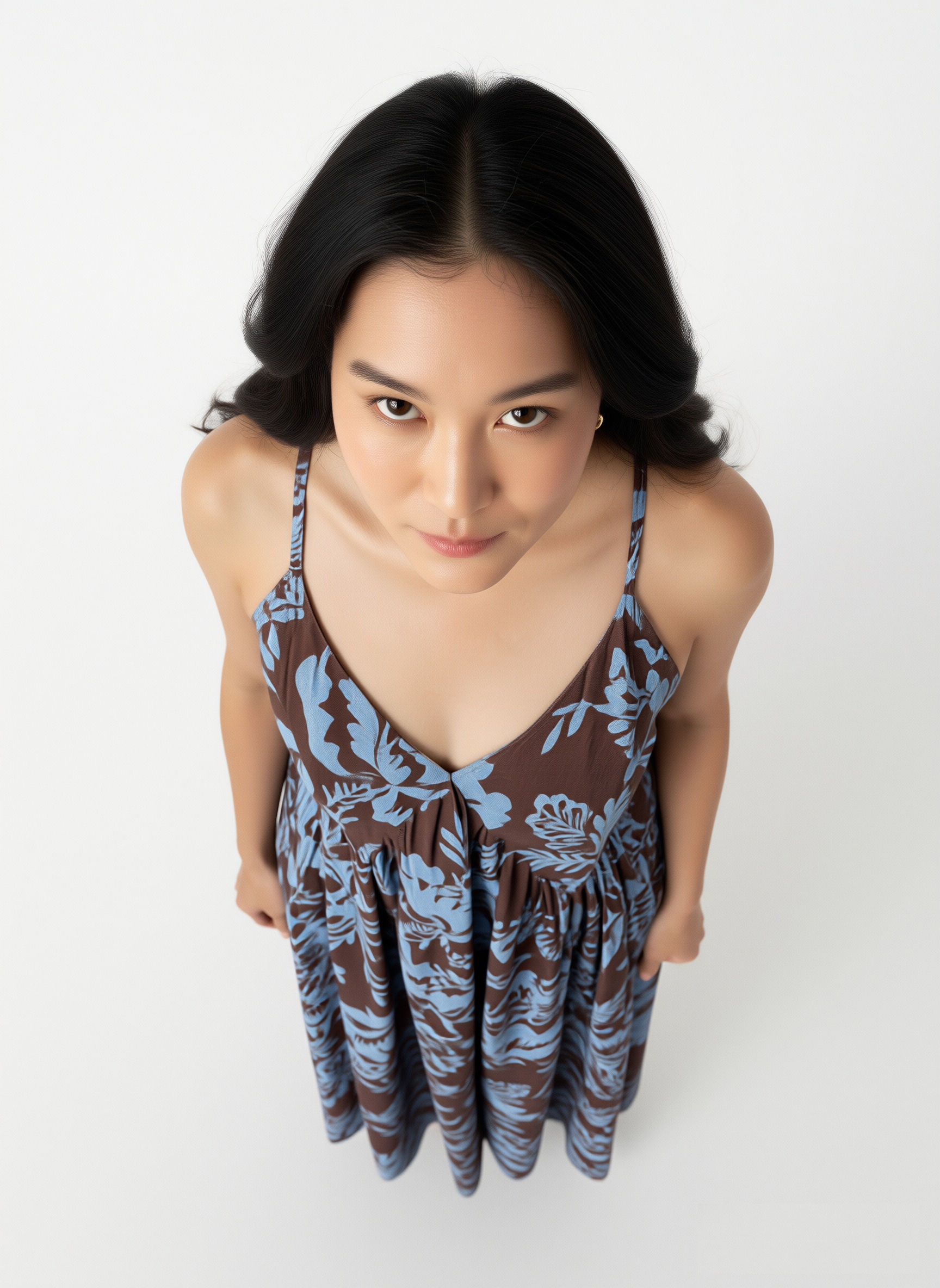 Ocean Petal Flow Dress