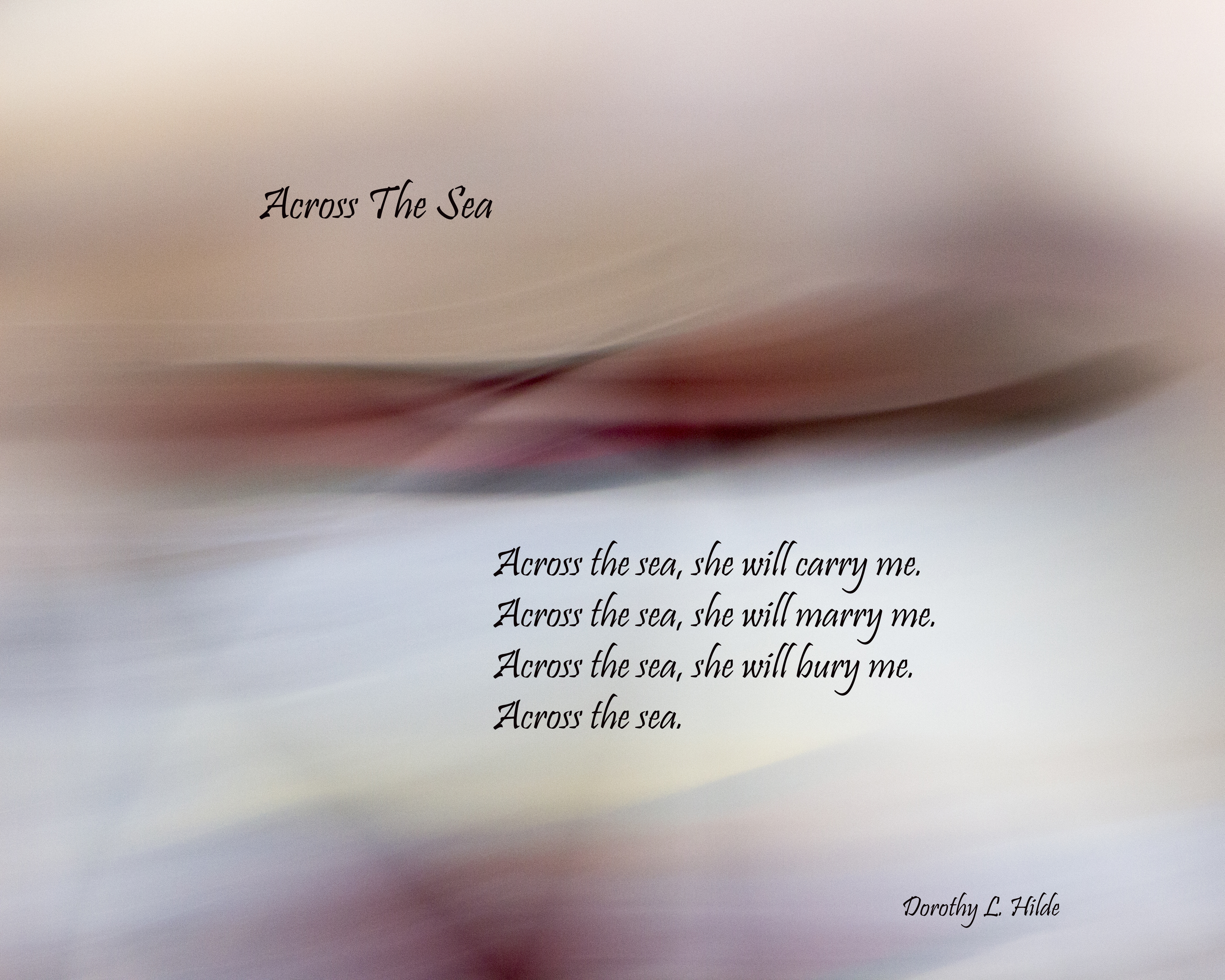Across the sea