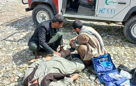 Hostile environment medical and driver safety training exercise for personnel operating in high-risk urban environments in Ka