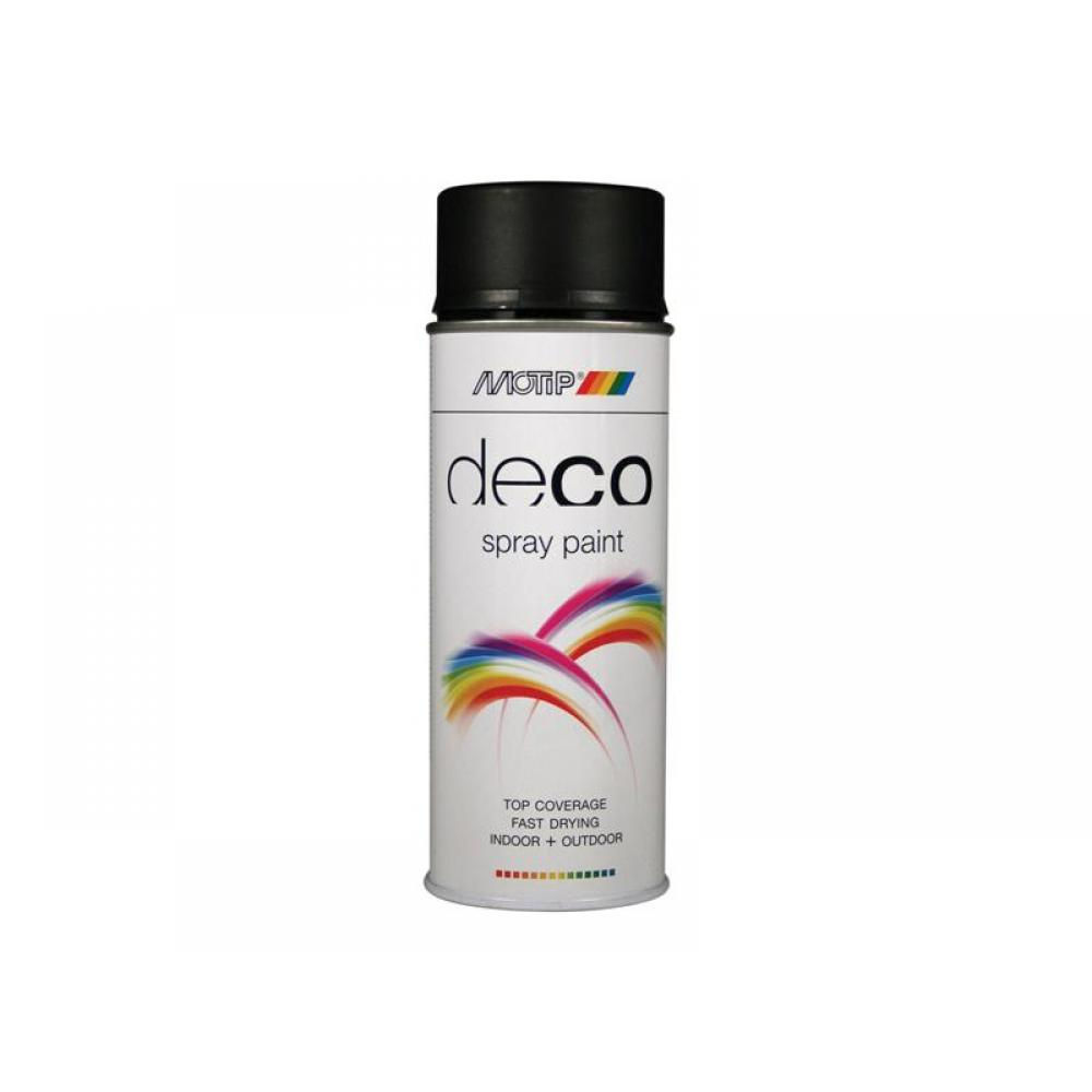 Deco Spray Paint, Matt Black