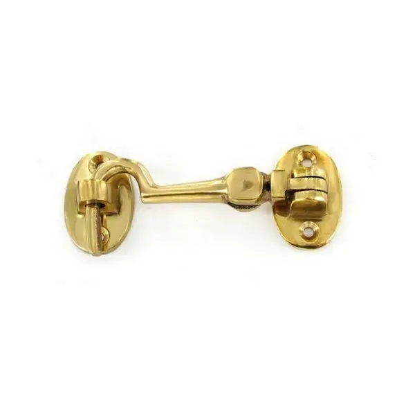 Securit Cabin Hook,Brass, S2550-S2551-S2553