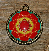 mandala géométrie sacrée bijou