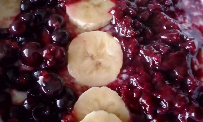 Fulgi de ovaz cu fructe