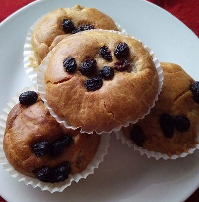 Briose cu mere si smochine