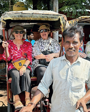 rickshaw ride for women group in Delhi
