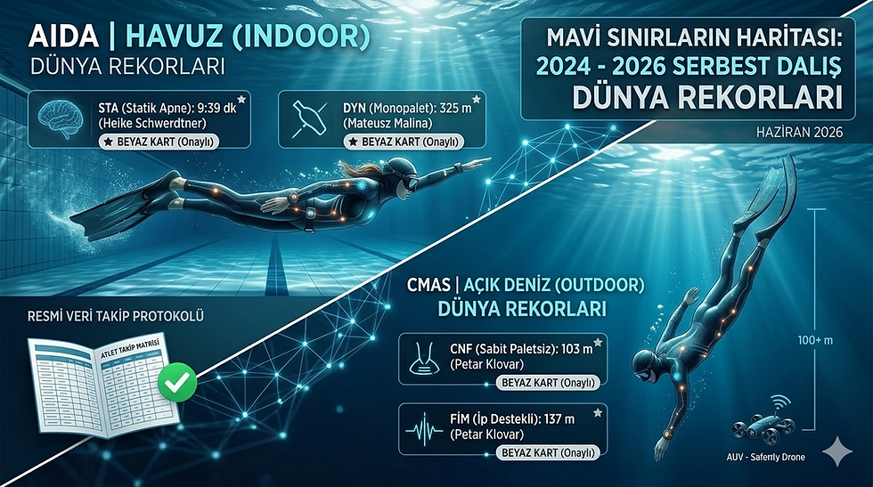 En son serbest Dalış Dünya Rekorları 