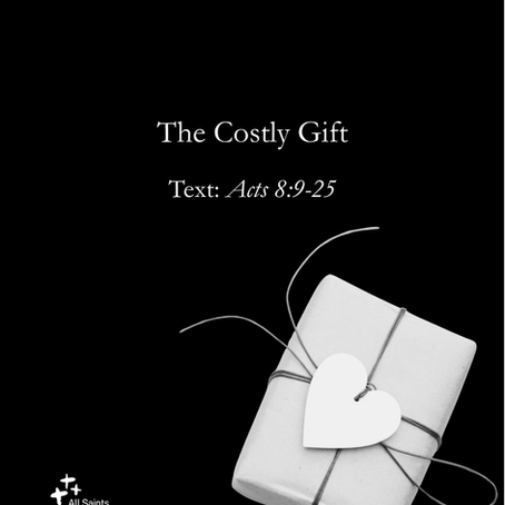 Is grace free? - Acts 8:9-25 sermon | Prescott Anglican Church