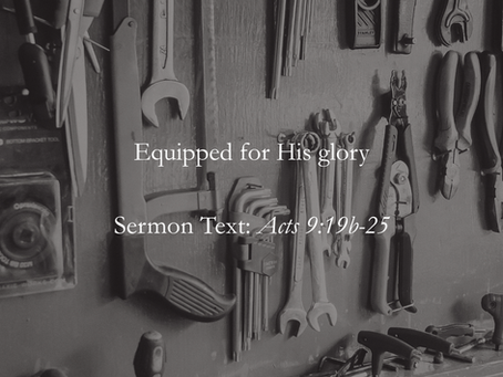What might God be calling All Saints to? - Acts 9:19b-25 Sermon | Anglican Church Prescott