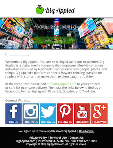 Welcome Letter