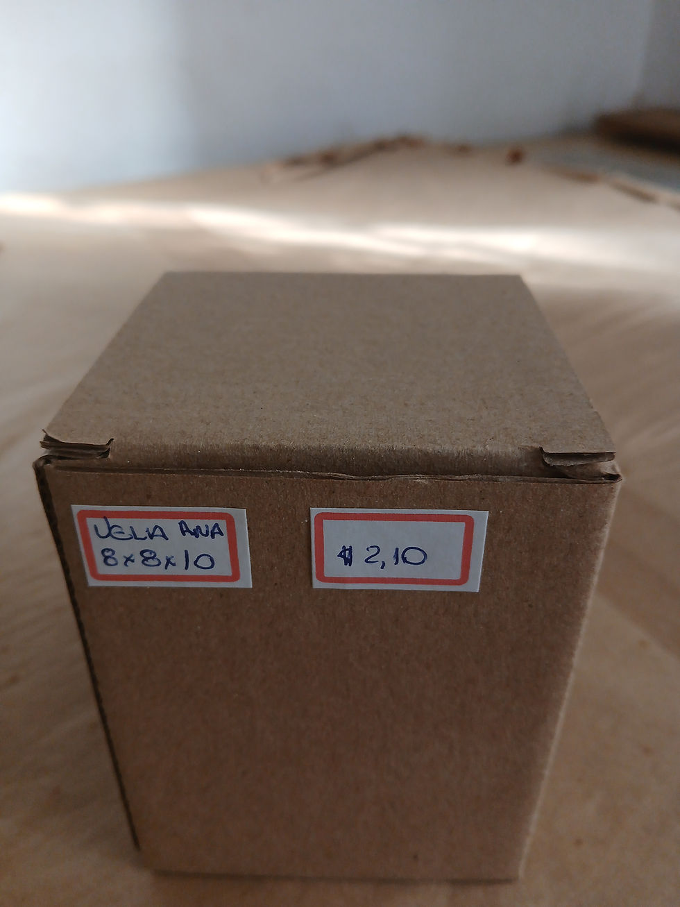 Miniatura: Caixa Vela    8 x 8 x 10 cm