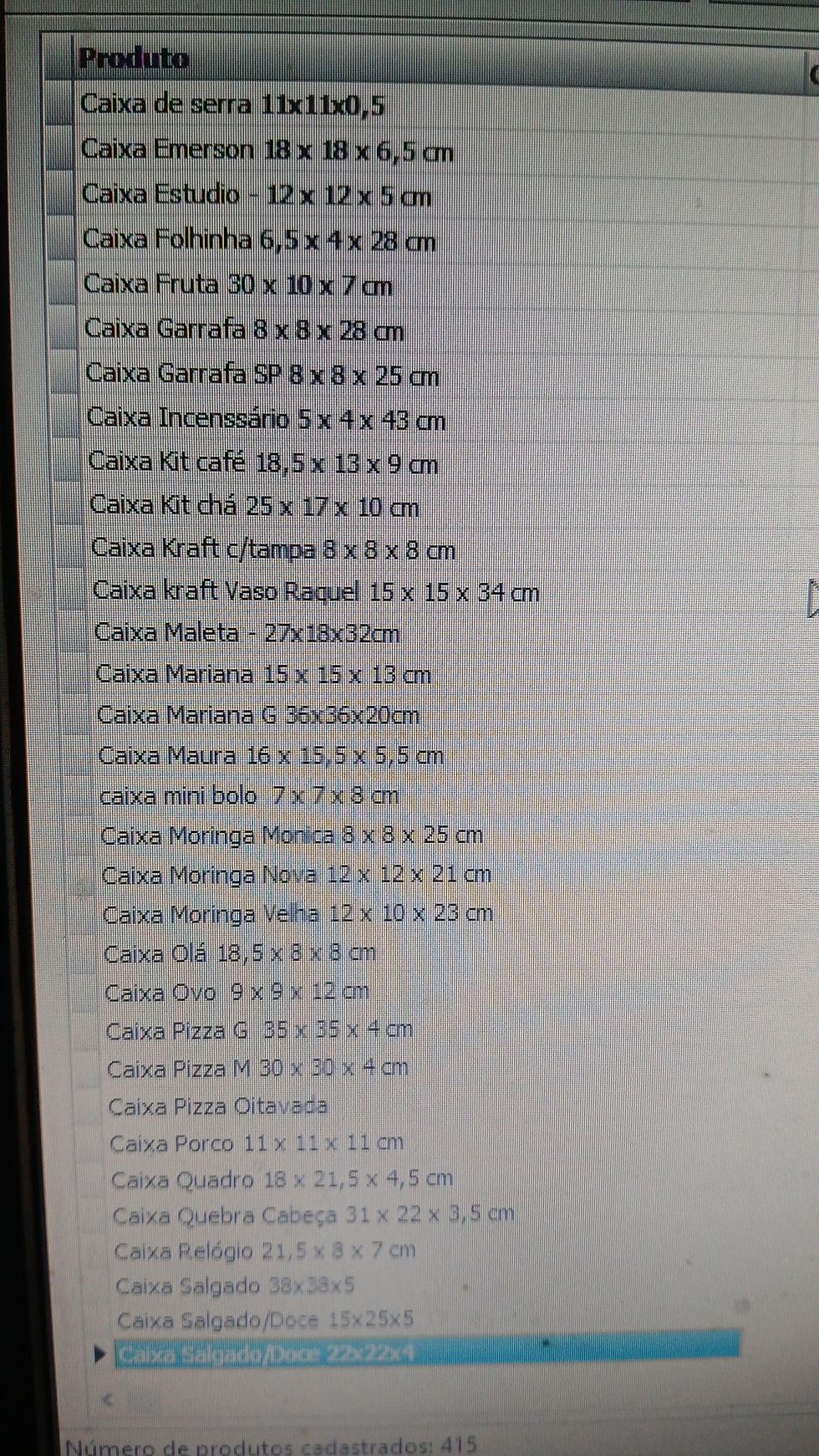 Miniatura: Caixa Envios  - 35 x 25 x 25 cm