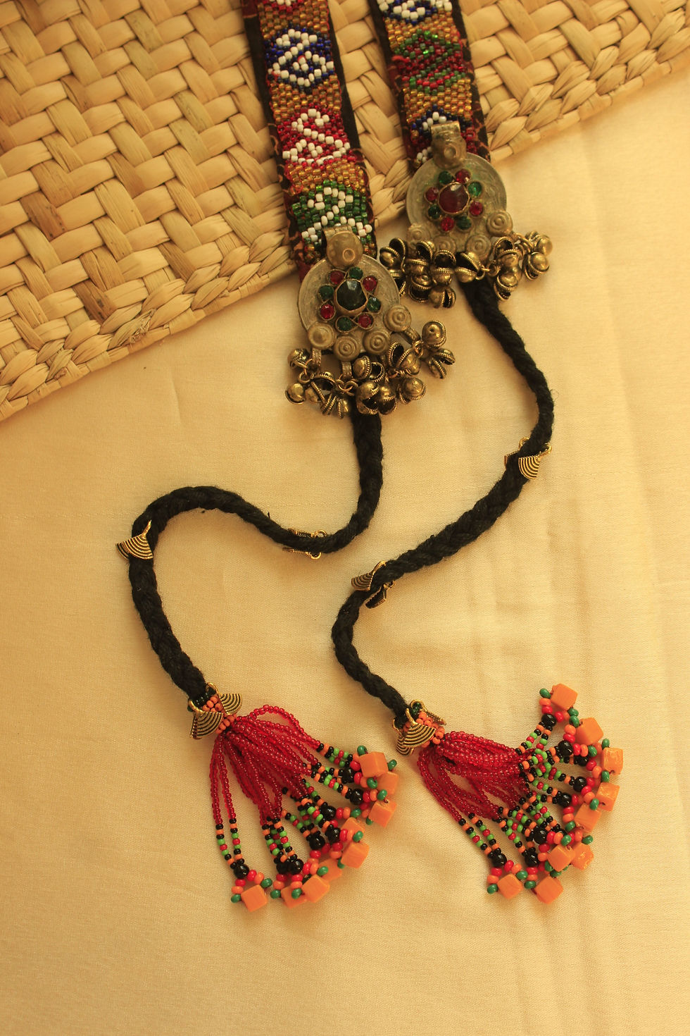 Thumbnail: Dohra Necklace - cum - Waist Belt