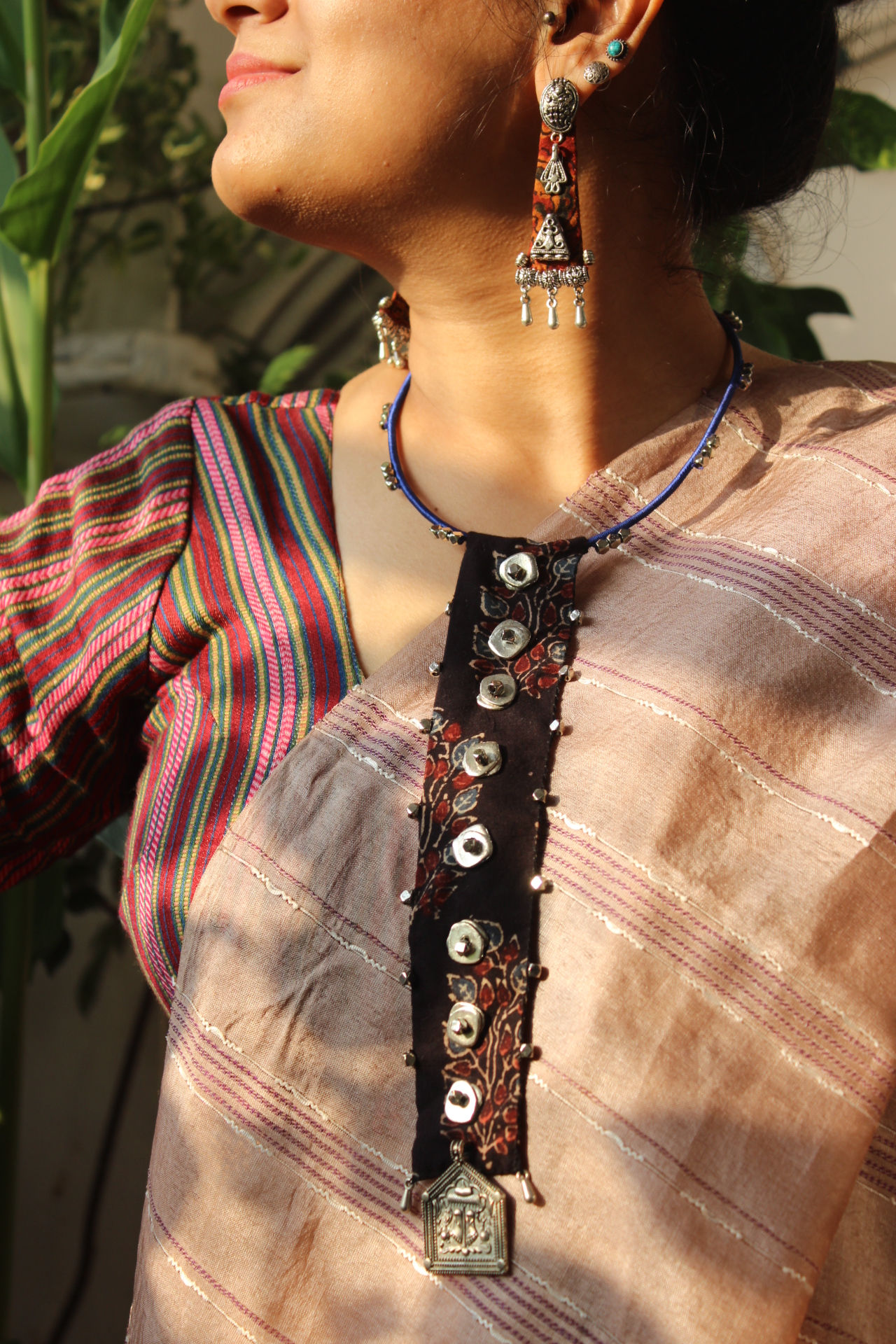 Tie Necklace - Silver