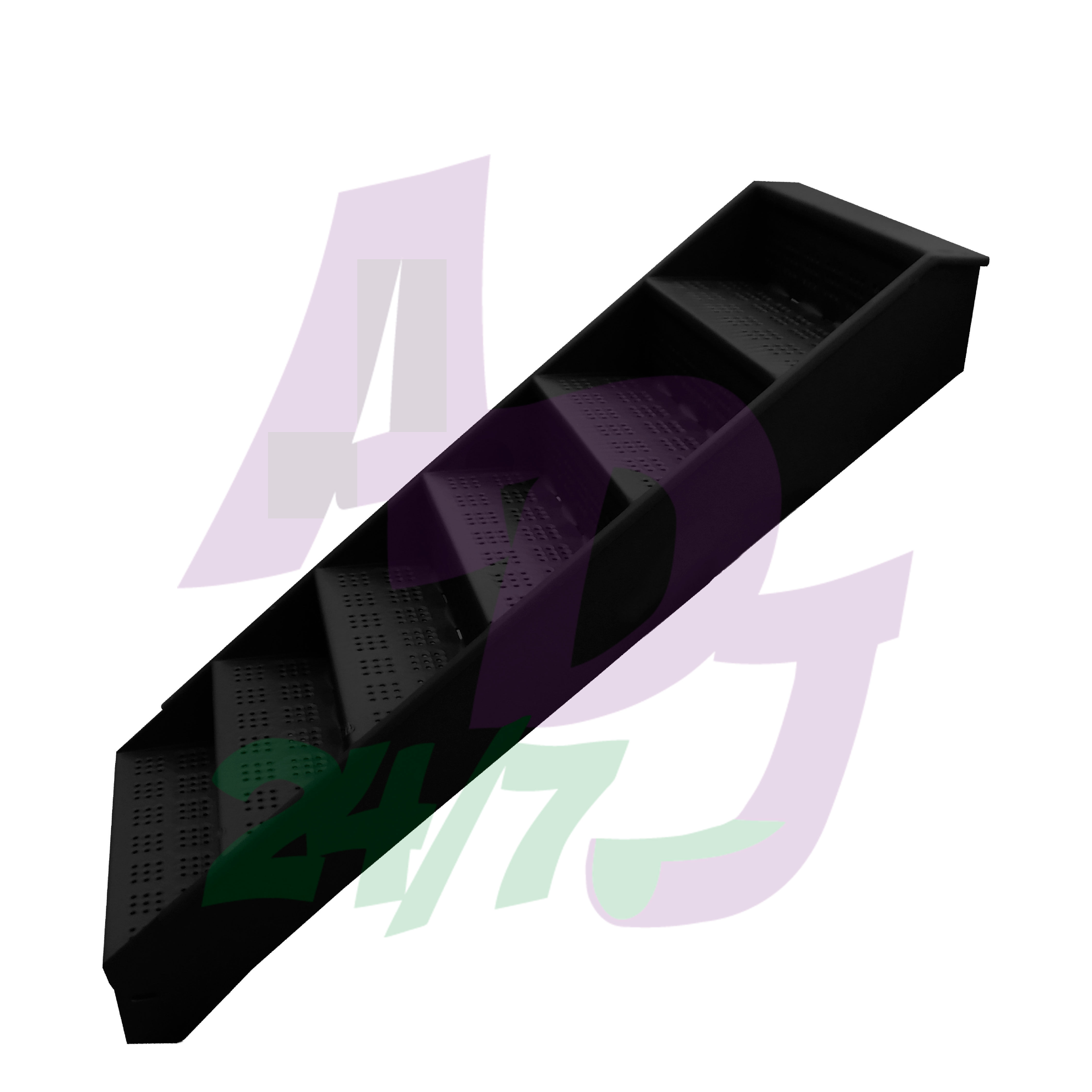 Escalera de Acero Perforado plastificado H90cm