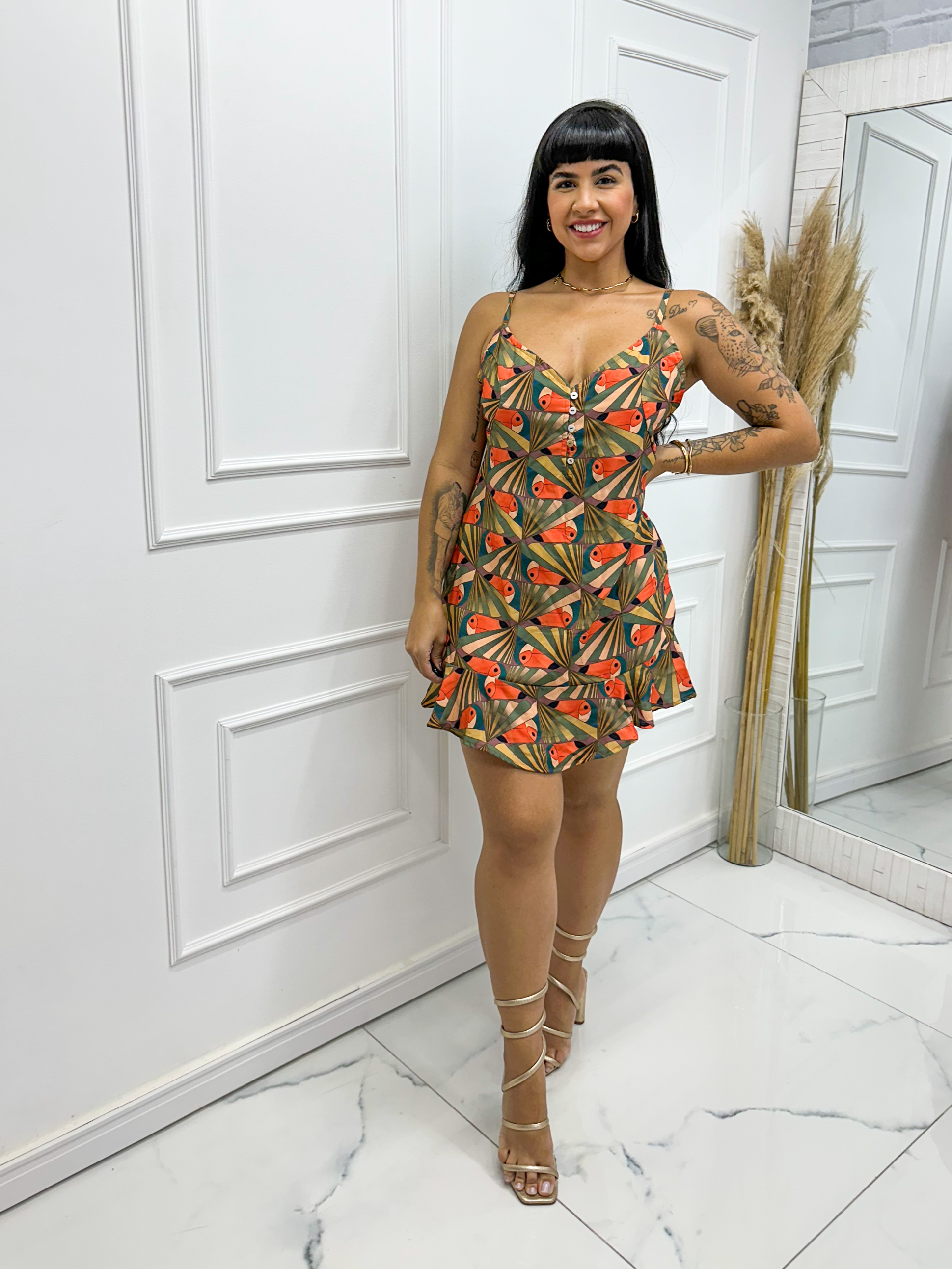 Vestido Tucanarte - Cor Estampado