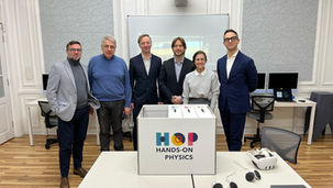 I 6 partecipanti al seminario sulla didattica delle materie STEM a New York