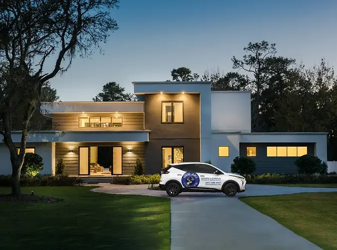 New Age Lighting experts visit a home in Chevy Chase Maryland