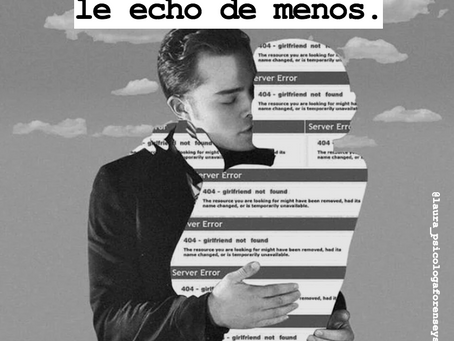 A pesar del daño, le echo de menos.