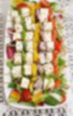Vegetable and Feta cheese Kebabs